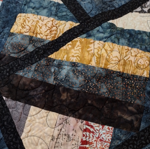 Music City Nashville TN Quilted Blanket custom unique twin /Lap 70×50 - Picture 8 of 13